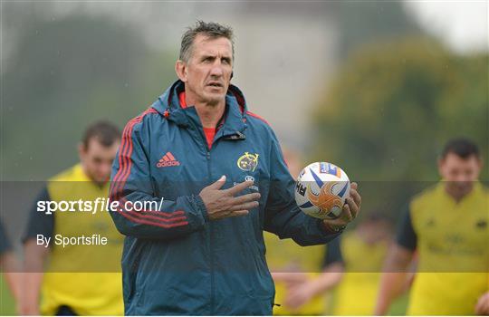 Munster Rugby Squad Training & Media Briefing - Tuesday 24th september