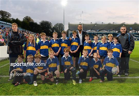 Half-Time Mini Games at Leinster v Cardiff Blues - Celtic League 2013/14 Round 4