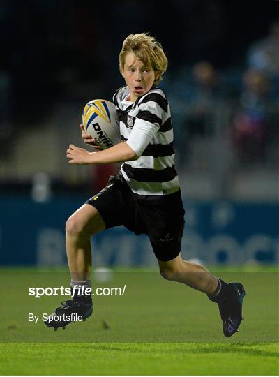 Half-Time Mini Games at Leinster v Cardiff Blues - Celtic League 2013/14 Round 4