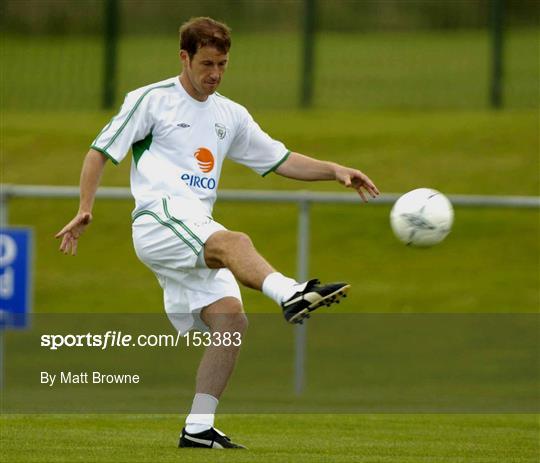 Republic of Ireland Soccer training Thurs