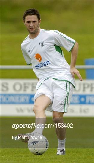 Republic of Ireland Soccer training Thurs