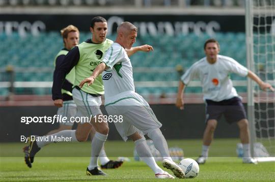 Republic of Ireland Soccer training Fri