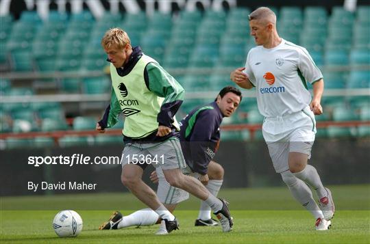 Republic of Ireland Soccer training Fri