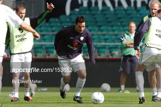 Republic of Ireland Soccer training Fri