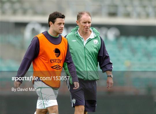 Republic of Ireland Soccer training Fri