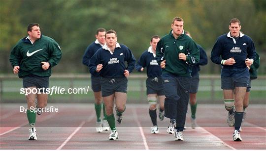 Ireland Rugby Training - 2nd November 1998