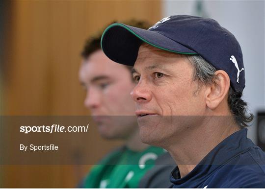 Ireland Rugby Squad Press Conference - Saturday 23rd November