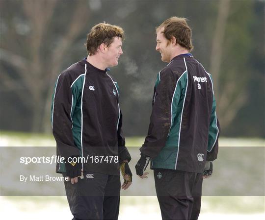 Ireland Rugby Training Wednesday