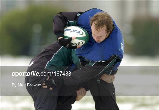 Ireland Rugby Training Wednesday