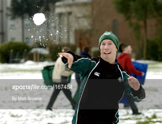 Ireland Rugby Training Wednesday