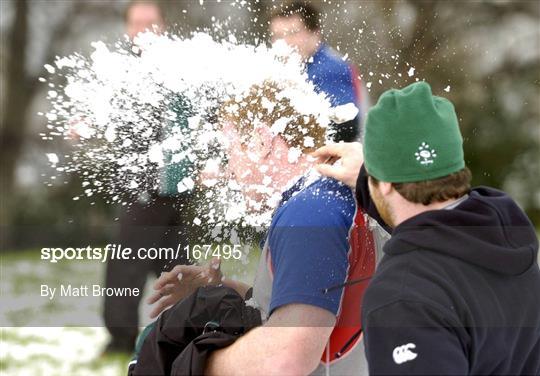 Ireland Rugby Training Wednesday