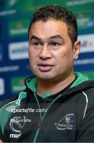 Connacht Rugby Squad Training & Press Conference - Tuesday 10th December 2013