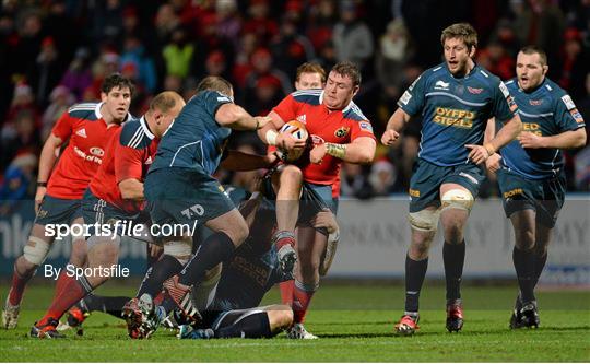 Munster v Scarlets - Celtic League 2013/14 Round 10