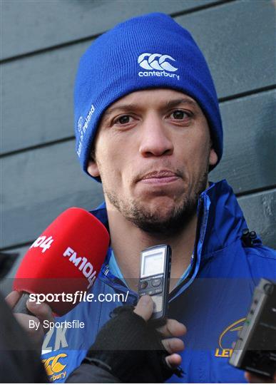 Leinster Rugby Squad Training & Press Briefing - Monday 23rd December