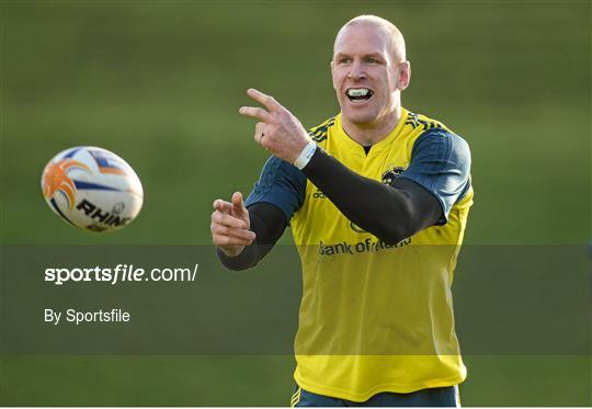Munster Rugby Squad Training - Monday 30th December