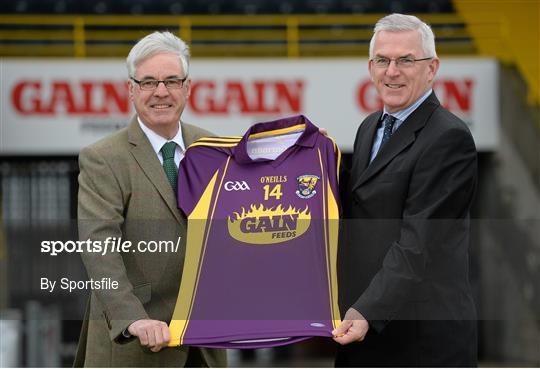 Gain Feeds announced as new Wexford GAA sponsors