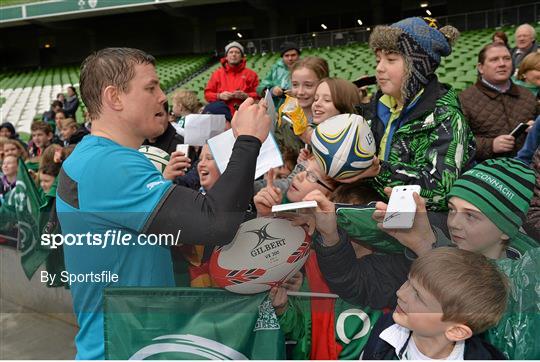 Ireland Rugby Squad Training - Friday 24th January