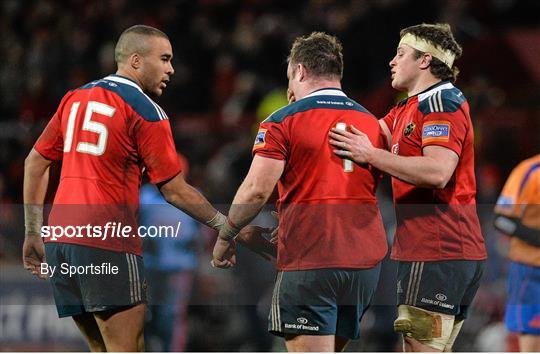 Munster v Cardiff Blues - Celtic League 2013/14 Round 13