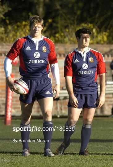 British and Irish Lions Training Wednesday