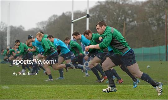 Ireland Rugby Squad Training - Tuesday 18th February