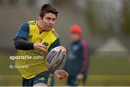 Munster Rugby Squad Training - Wednesday 19th February