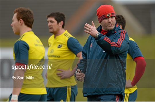 Munster Rugby Squad Training - Wednesday 19th February