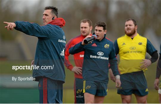 Munster Rugby Squad Training - Wednesday 19th February