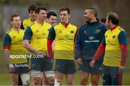 Munster Rugby Squad Training - Wednesday 19th February