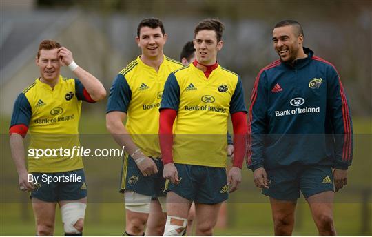 Munster Rugby Squad Training - Wednesday 19th February