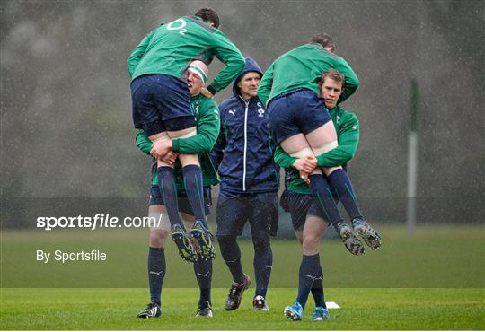 Ireland Rugby Squad Training - Thursday 20th February