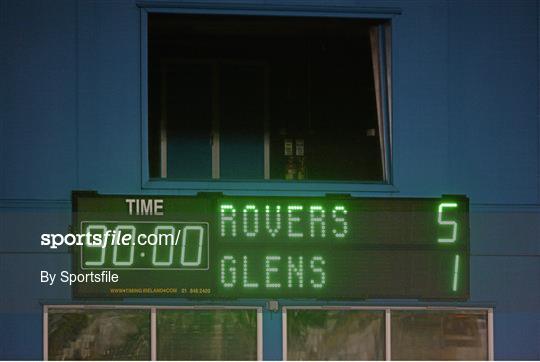 Shamrock Rovers v Glentoran - Setanta Sports Cup Quarter-Final 1st leg