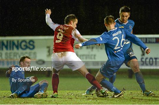 Ballinamallard United v St Patrick's Athletic - Setanta Sports Cup Quarter-Final 1st leg