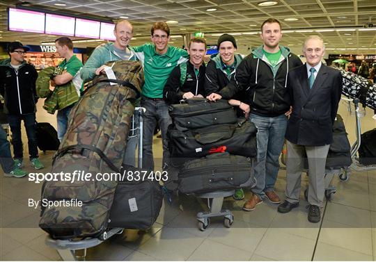 Irish Team Return from Sochi 2014 Winter Olympic Games