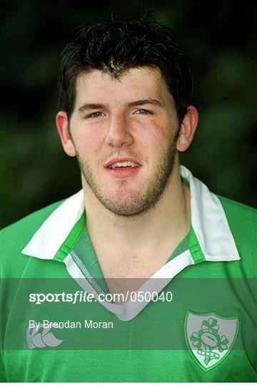 Ireland Rugby Squad Portraits 2000
