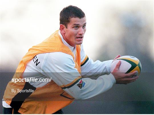 South Africa Rugby Squad Training - 16 November 2000