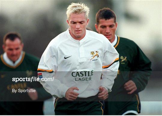 South Africa Rugby Squad Training - 16 November 2000