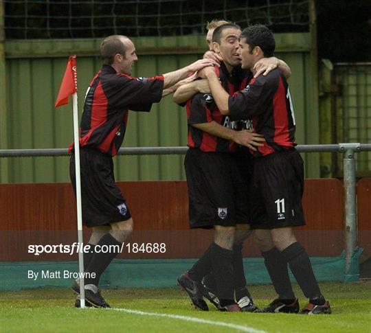 Carmarthen Town v Longford Town UEFA Cup 1st round 2nd leg