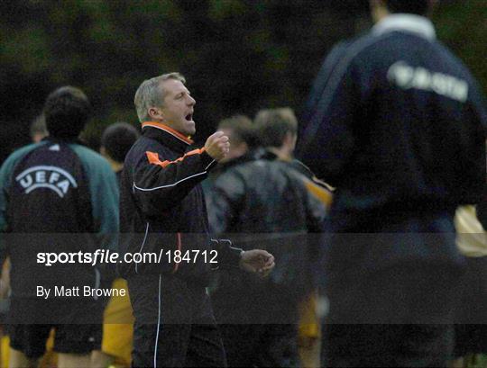 Carmarthen Town v Longford Town UEFA Cup 1st round 2nd leg