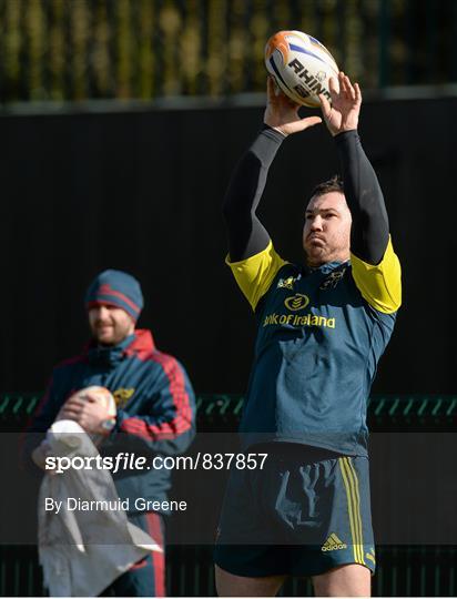 Munster Rugby Squad Training