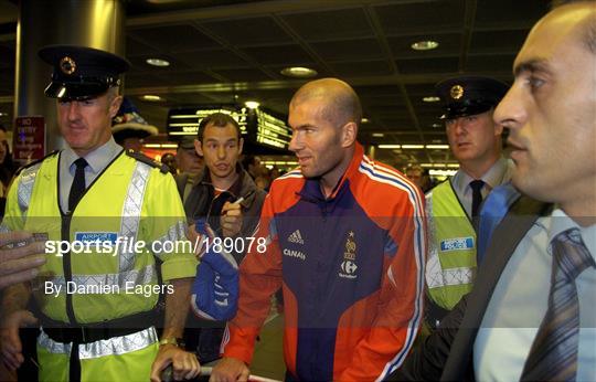 French Soccer Team Arrival