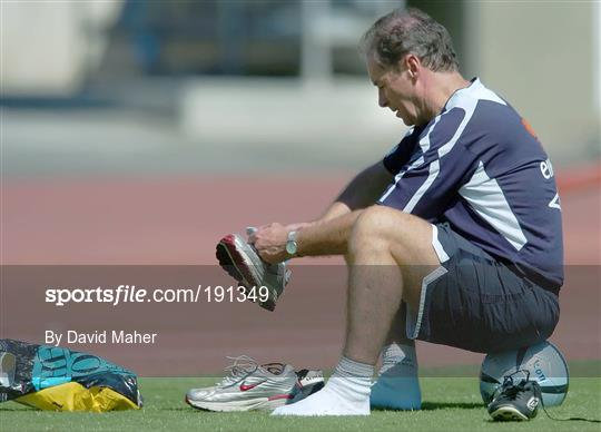 Republic of Ireland squad training Thursday