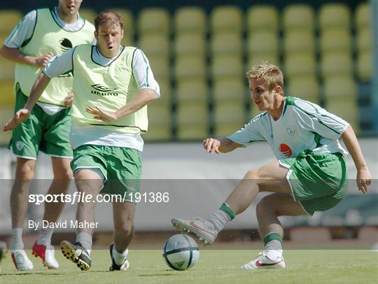 Republic of Ireland squad training Thursday