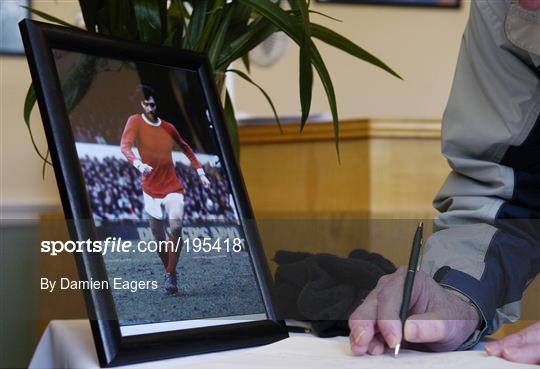 Book Of Condolence for the late George Best