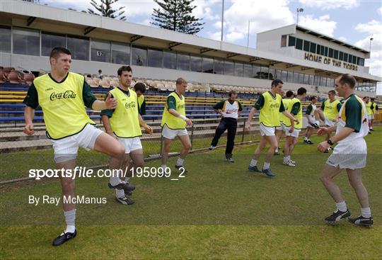 International Rules training in Perth, Monday