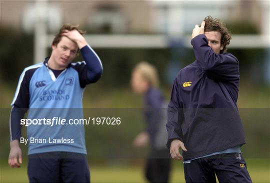 Leinster Rugby Squad Training Tuesday