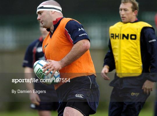 Munster Rugby Squad Training Tuesday