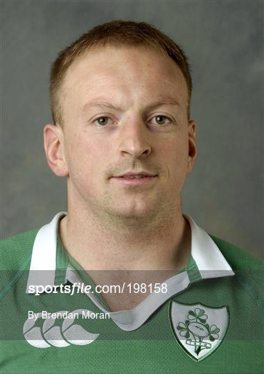 Ireland rugby squad portraits for 2006 RBS Six Nations