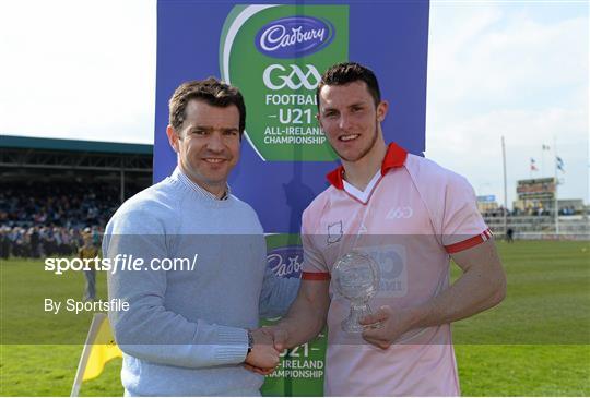 Cadbury Man of the Match Award - Cadbury GAA Football U21 Championship Semi-Final