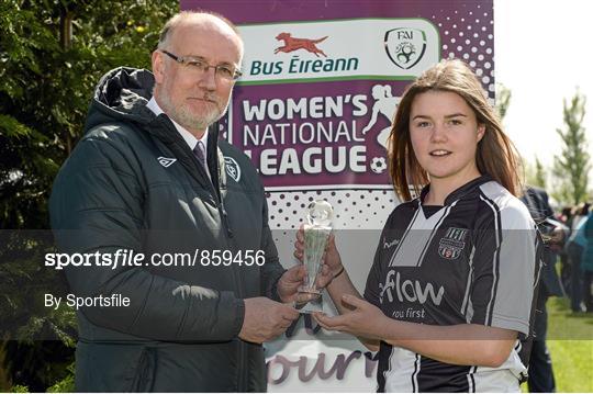 Bus Éireann Women’s National League Player of the Month Award for April