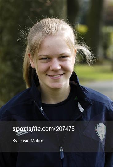 Photocall ahead of Women's FIFA World Cup 2007 qualifying game against Switzerland